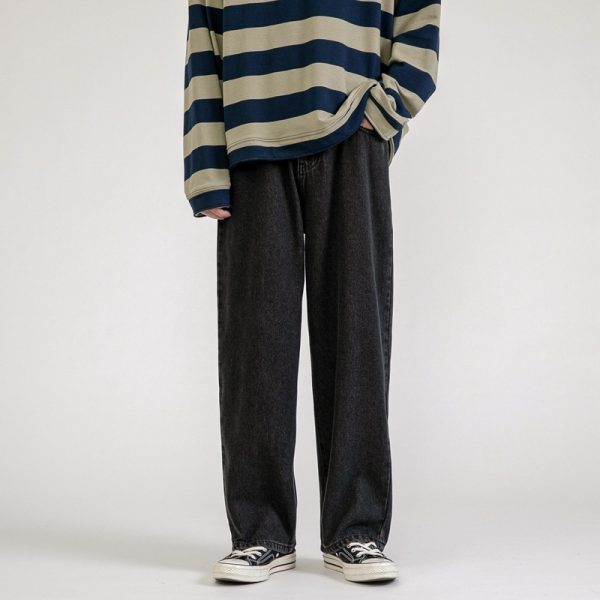 Jeans Men's Long Pants Korean Style Trendy Casual - Image 4