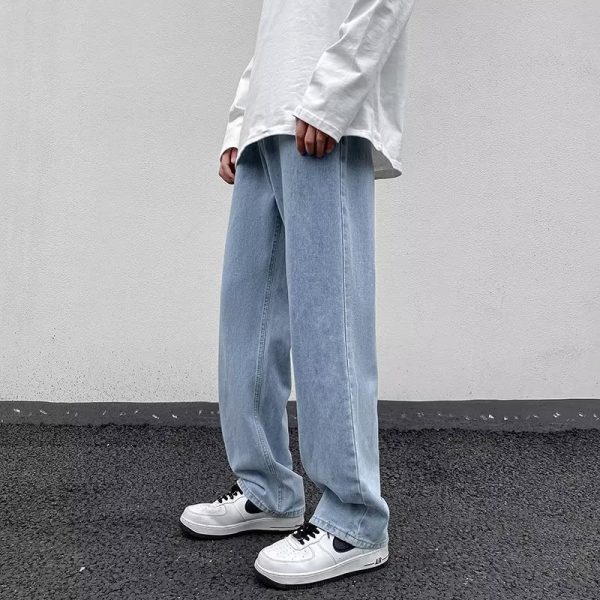 Men's Fashion Loose Straight Casual Trousers - Image 2