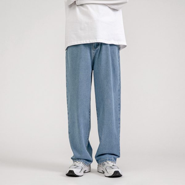 Jeans Men's Long Pants Korean Style Trendy Casual - Image 2