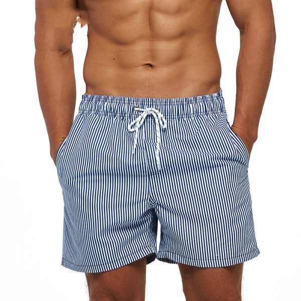 Men's Fashion Casual Loose Print Beach Shorts - Image 4