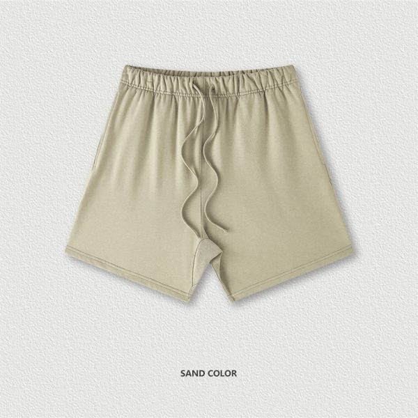 Mens Fashion Loose Solid Color Shorts - Image 2