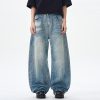 American Machete Jeans Men's Street Retro Washed - Image 6