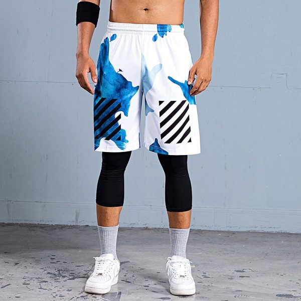 Men Camouflage Shorts Beach Pants Versatile - Image 2