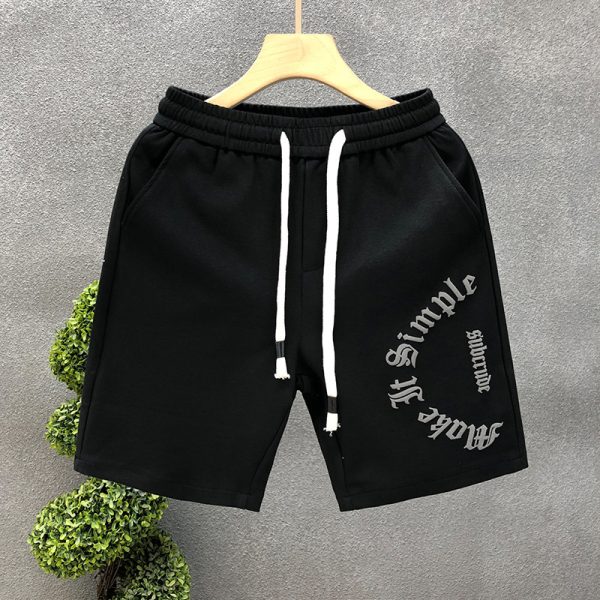 Printed Cropped Sports Pants Summer Men - Image 6