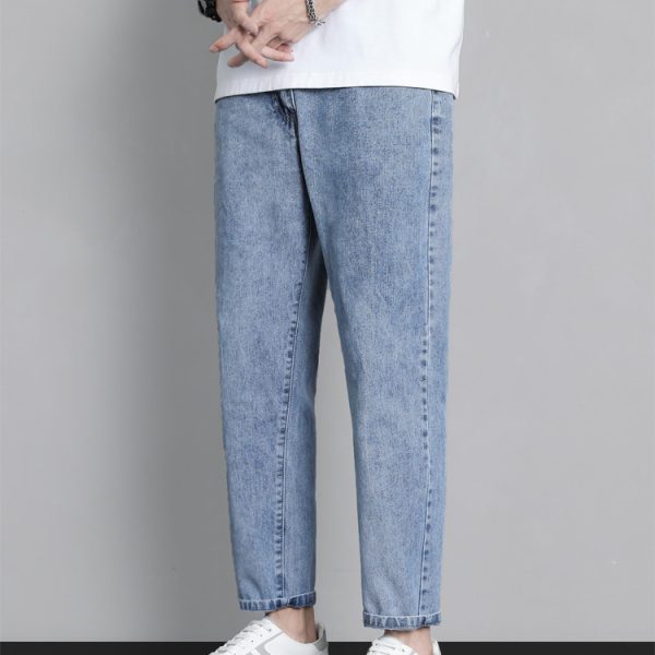 Mens Fashionable And Versatile Loose Straight Casual Pants - Image 4