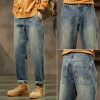 Retro Denim Pants Men's Straight Loose - Image 6