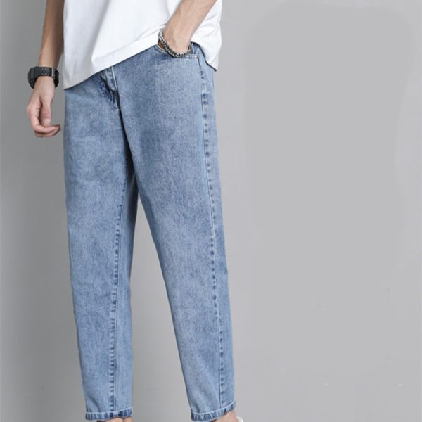 Mens Fashionable And Versatile Loose Straight Casual Pants - Image 3