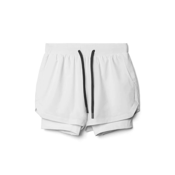 Men's Athletic Shorts Double-layer Fitness Wicking - Image 5