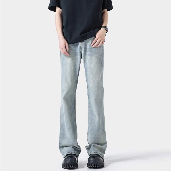 Black Casual Trousers Straight Micro-pull - Image 10