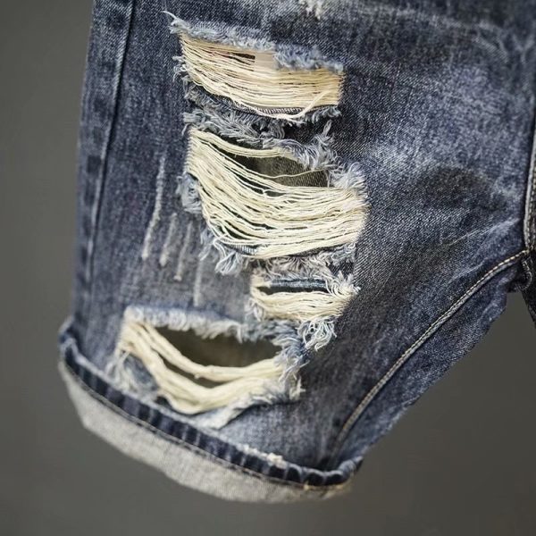Men's Trendy Straight Leg Loose Cropped Pants - Image 2