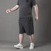 Summer Thin Plus Size Stretch Ice Silk Men's Shorts