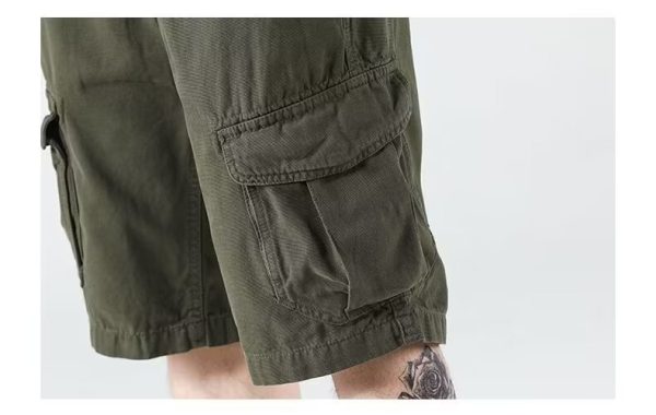 Heavy American Wear-resistant Overalls Shorts Men - Image 8