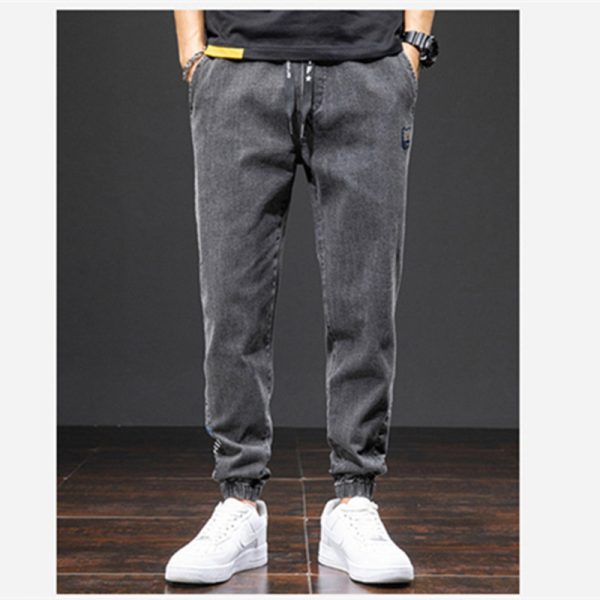 Mens Fashion Casual Loose Stretch Jeans - Image 7