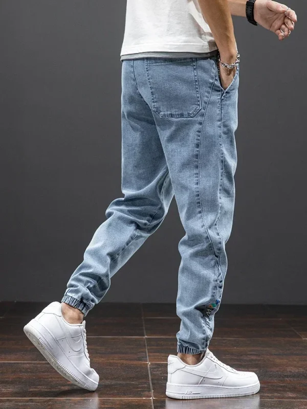 Plus Size 7XL 8XL Spring Summer Cargo Jeans Men Fashion Streetwear Denim Pants Baggy Casual Jogger Harem Jean Trousers Male - Image 3