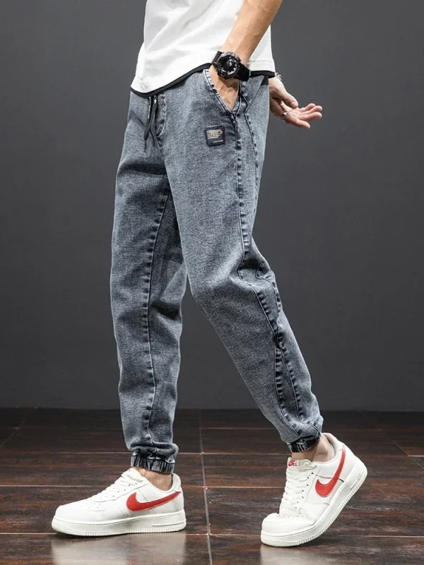 Plus Size 7XL 8XL Spring Summer Cargo Jeans Men Fashion Streetwear Denim Pants Baggy Casual Jogger Harem Jean Trousers Male - Image 5