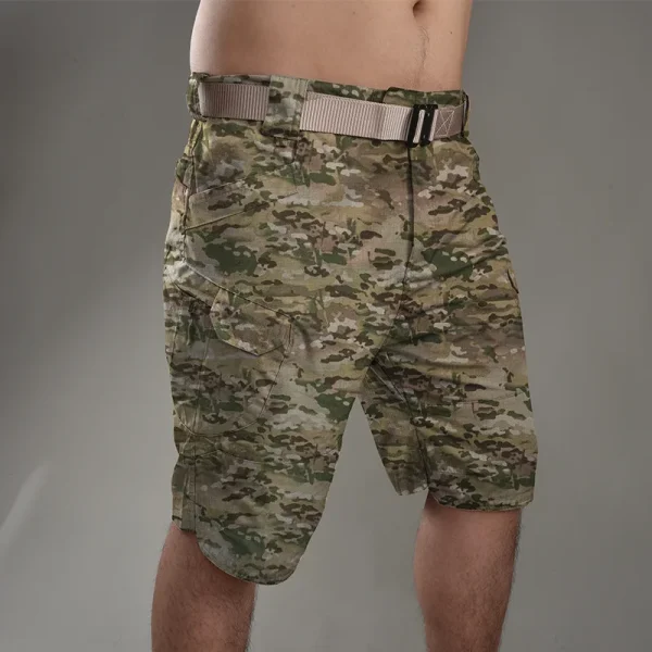 Men's Breathable and Wear-Resistant Urban Tactical 5-Inch Shorts - Tactical Military Fanatic Outdoor Training Hiking Shorts - Image 5