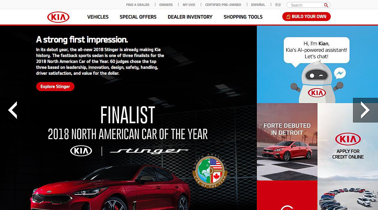 Kia usa official site