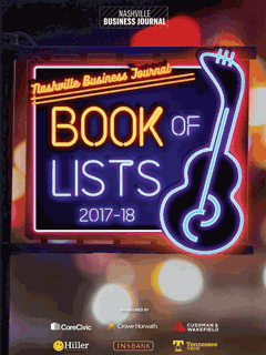 Nashville Book of Lists - Nashville Business Journal