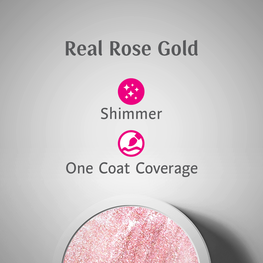 Real Rose Gold Magic Gel System