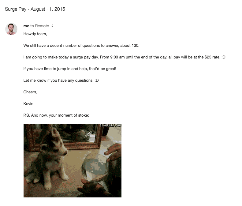 Example Email