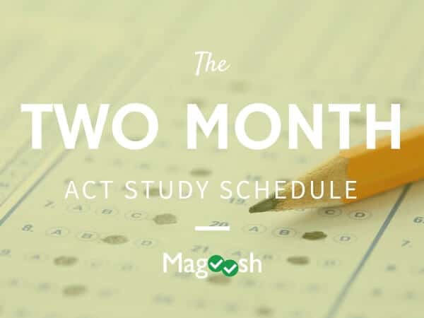 Two-Month ACT Study Plan