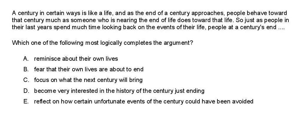 critical thinking lsat questions