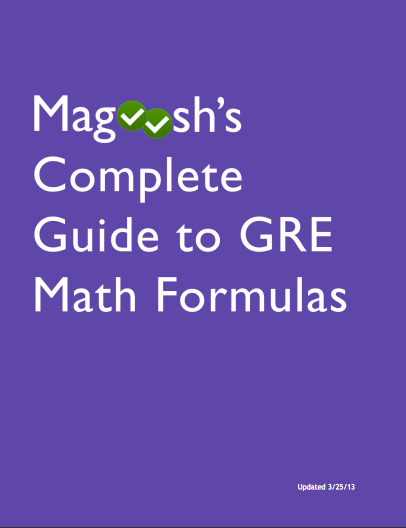 GRE Math Formula eBook