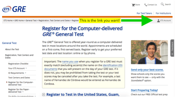 Gre test dates