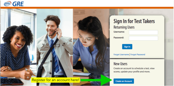 gre sign up dates