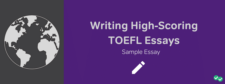 Toefl essay samples