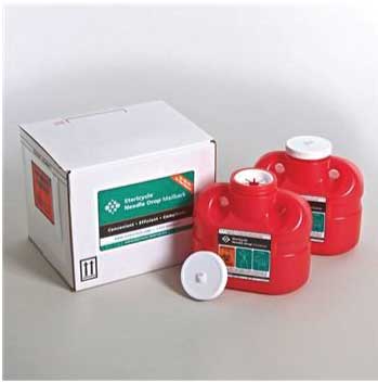 Biohazardous waste containers