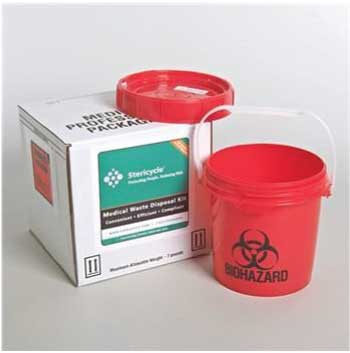 Sharps container disposal