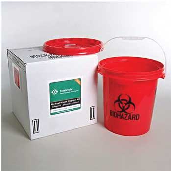 Biohazard waste collection
