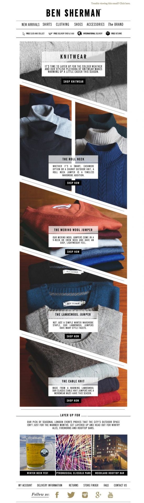 email newsletter example