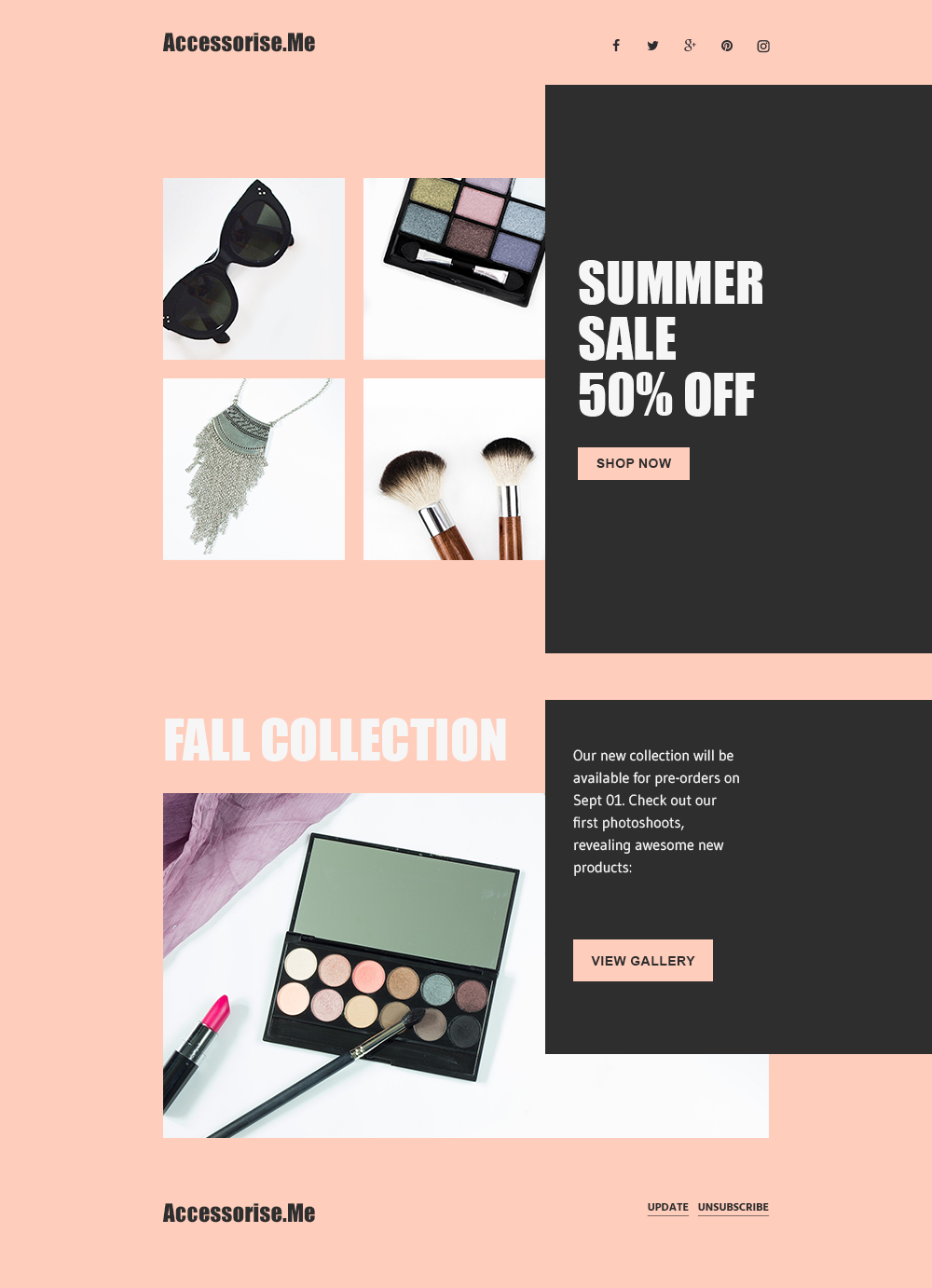 promotional email template