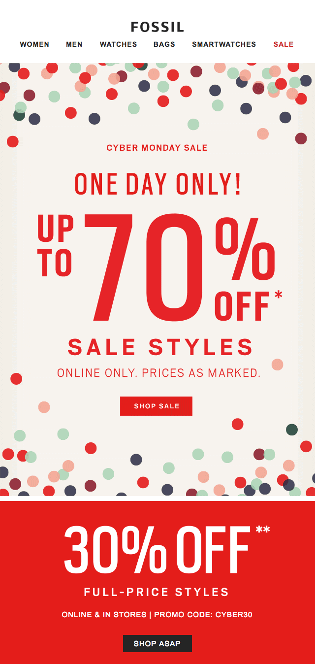 Cyber Monday Email Inspiration: Some 