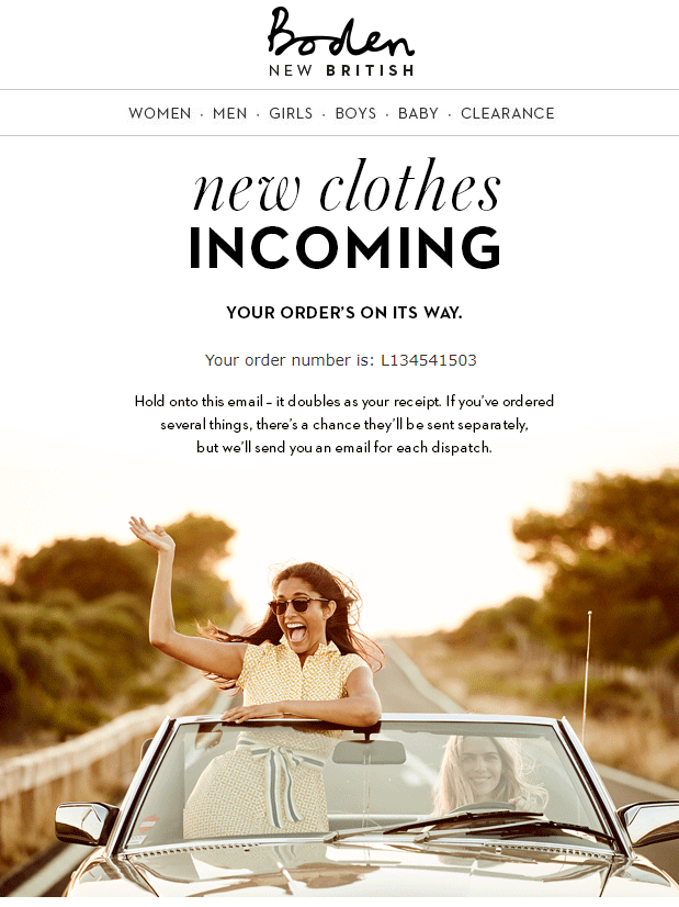 8 tips to write better order confirmation emails mailbakery order confirmation email