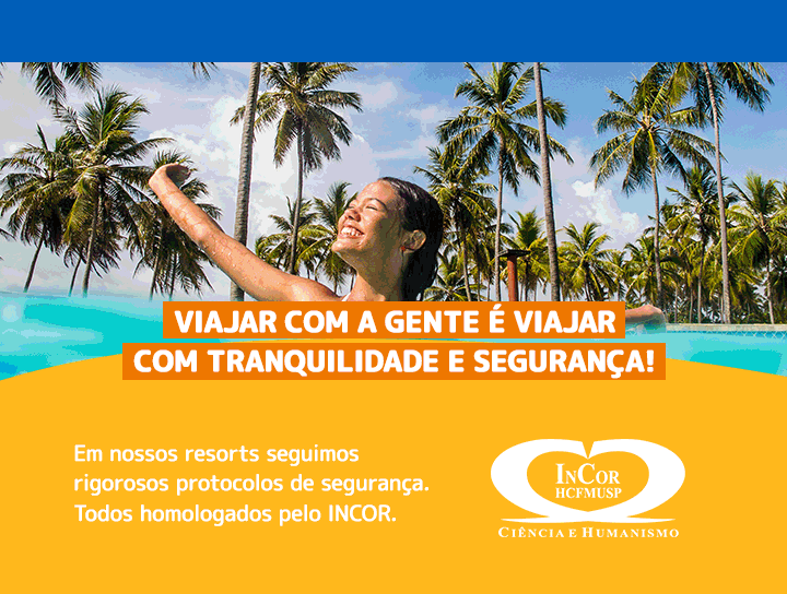 Viajar com a gente é viajar com tranquilidade e segurança