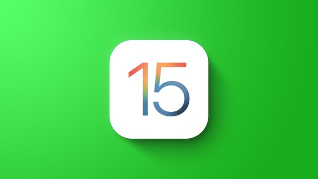 The iOS 15 logo.