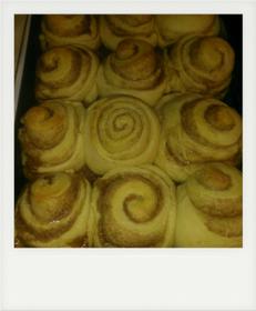 Texas size cinnamon rolls 