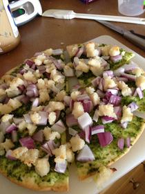 Gluten free dairy free pizza