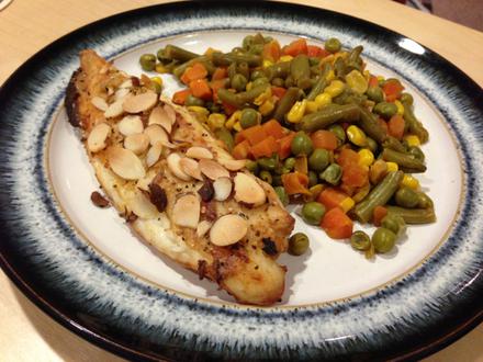 Easy Almond Tilapia Dijon