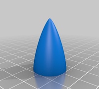 Rocket nose cone 3D models for 3D printing | makexyz.com