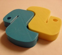 Python logo 3D models for 3D printing | makexyz.com