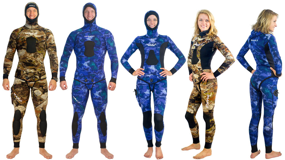 For Sale SALE MAKO 3D Camo 100 Genuine Yamamoto Freedive Wetsuits