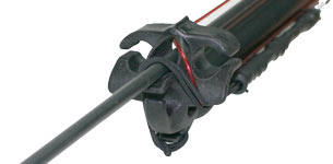 wrap cord over spear
