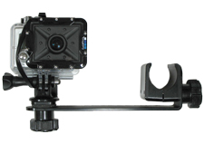 Shown with GoPro Dive Housing and Side Mount Camera arm