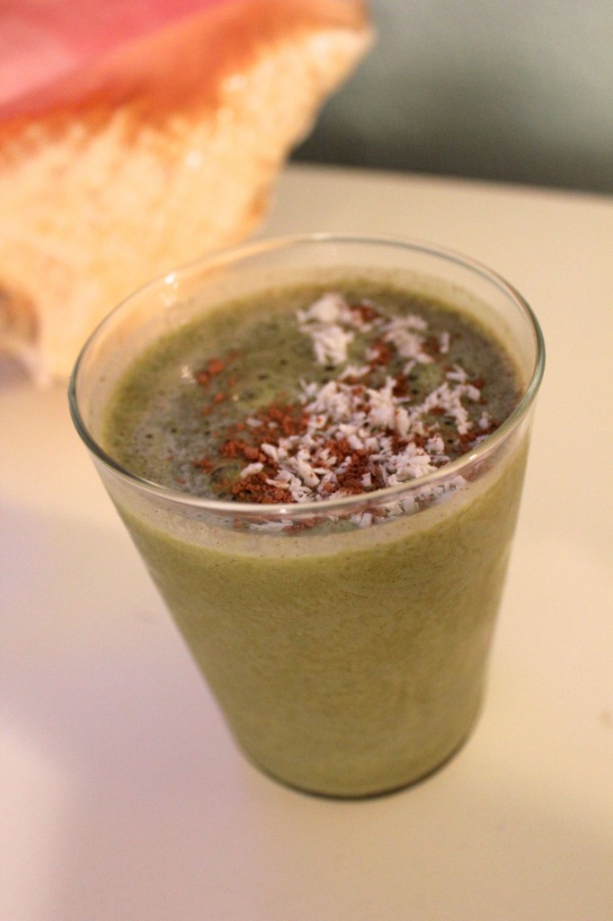 Mounds Bar green smoothie
