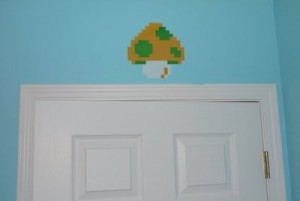 Habitacion infantil estilo Mario Bros