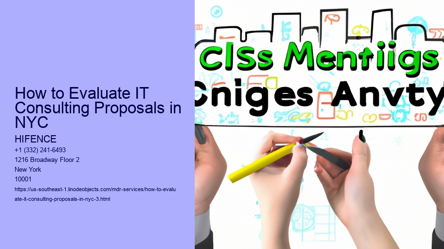 How to Evaluate IT Consulting Proposals in NYC